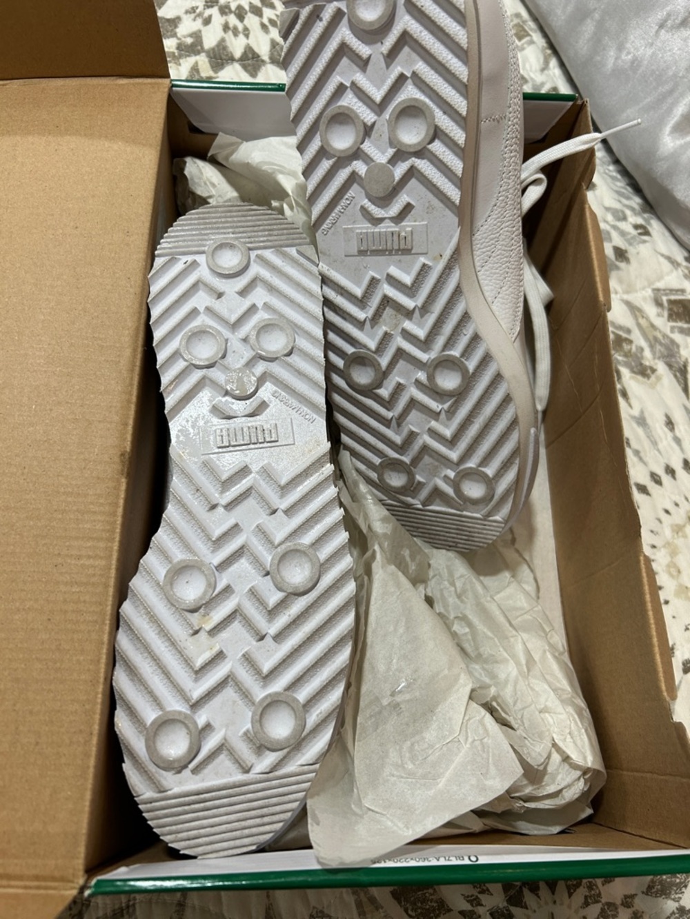 Puma Roma Amor Leather Women's Sneakers - White/Silver - Picture 4 of 4
